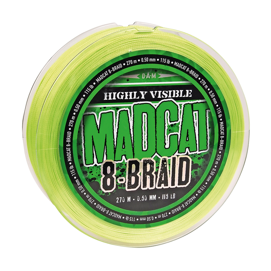 MADCAT 8-Braid Hi Vis Yellow